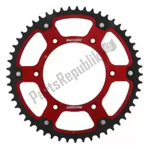 SUPERSPROX SU621053R ktw posteriore stealth 53t, rosso, 520 - Lato superiore