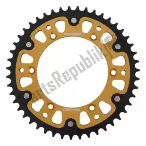 SUPERSPROX SU624547G ktw rear stealth 47t, gold, 520 - Upper side