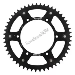 SUPERSPROX SU624551B ktw rear stealth 51t, black, 520 - Upper side