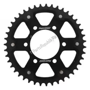 SUPERSPROX SU647843B ktw rear stealth 43t, black, 520 - Upper side