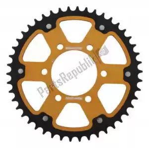 SUPERSPROX SU647846G ktw arrière furtif 46t, or, 520 - Face supérieure