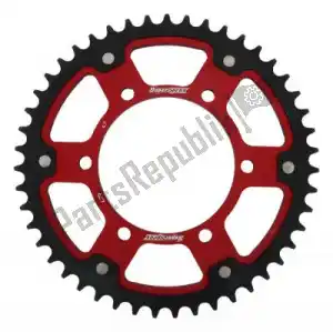 SUPERSPROX SU647947R ktw rear stealth 47t, red, 530 - Bovenkant