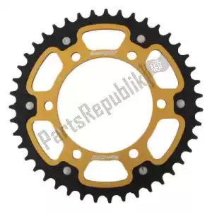 SUPERSPROX SU648643G ktw rear stealth 43t, gold, 520 - Bovenkant