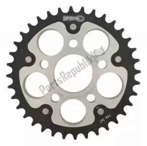 SUPERSPROX SU673636S ktw rear stealth 36t, silver, 520 - Upper side