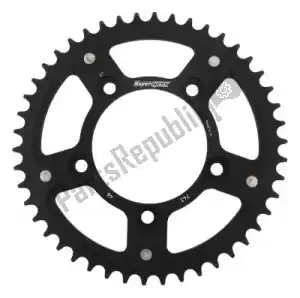 SUPERSPROX SU674346B ktw rear stealth 46t, black, 520 - Bovenkant