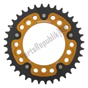 SUPERSPROX SU674436G ktw rear stealth 36t, gold, 525 - Bovenkant