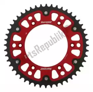 SUPERSPROX SU6800048R ktw rear stealth 48t, red, 520 - Upper side