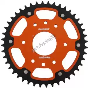 SUPERSPROX SU690544O ktw sigilo trasero 44t, naranja, 520 - Lado superior
