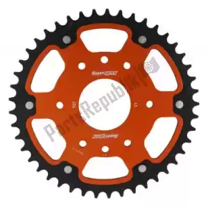 SUPERSPROX SU690545O ktw arrière furtif 45t, orange, 520 - Face supérieure