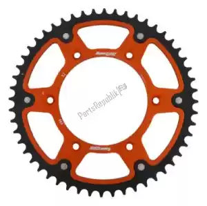 SUPERSPROX SU699052O ktw sigilo trasero 52t, naranja, 520 - Lado superior