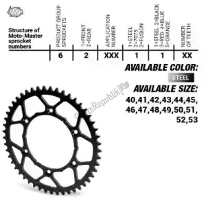 MOTO MASTER 37620121141 ktw ty? stalowy ultralekki 41t, 520 - Dół