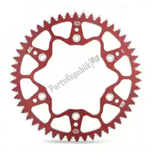 MOTO MASTER 37620022354 ktw rear alu 54t, red, 520 - Upper side