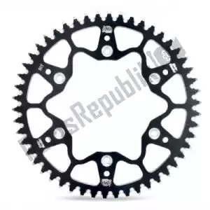 MOTO MASTER 37620302251 ktw rear alu 51t, black, 520 - Bovenkant