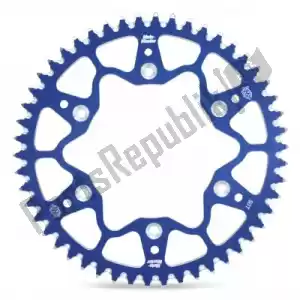 MOTO MASTER 37620072443 ktw traseiro alumínio 43t, azul, 520 - Lado superior