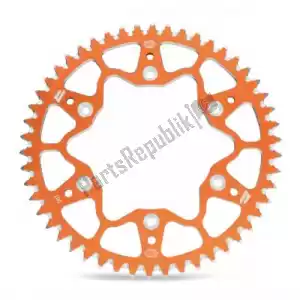 MOTO MASTER 37620282541 ktw rear alu 41t, orange, 415 - Upper side