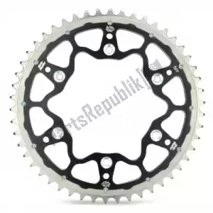 MOTO MASTER 37620303249 ktw fusión trasera 49t, negro, 520 - Lado superior
