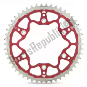 MOTO MASTER 37620033347 ktw rear fusion 47t, red, 420 - Upper side