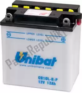 UNIBAT 1080200 accu cb10l-bp (yb10l-bp) - Onderkant