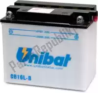 1080260, Unibat, Batería cb16l-b (yb16l-b)    , Nuevo