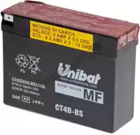 1080348, Unibat, Batterie ct4b-bs (yt4b) (cp)    , Nouveau