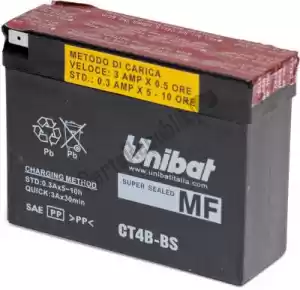 UNIBAT 1080348 batería ct4b-bs (yt4b) (cp) - Lado inferior