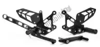 31201012, Gilles, Voetsteun rearset mue2, black    , Nieuw