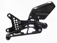 31120142, Gilles, Voetsteun rearset as31gt, black    , Nieuw