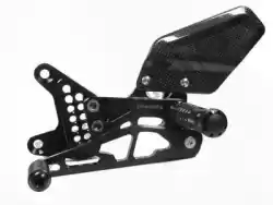 Here you can order the footrest rearset as31gt, black from Gilles, with part number 31120142: