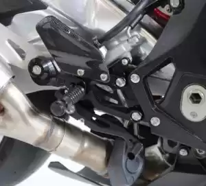 GILLES 31164020 footrest rearset factor-x, black - Bottom side
