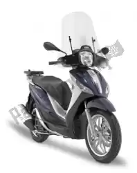 Here you can order the givi 5612a-transparentpiaggio medley 125-15016>17 from Givi, with part number 879811481: