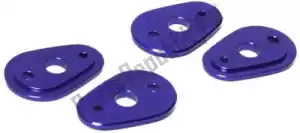 DRC D4559952 acc cnc flasher holder plates for y/k blue 2s - Bottom side