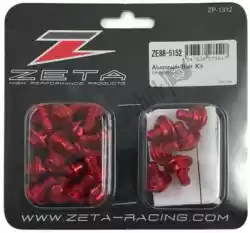Aqui você pode pedir o kit de parafuso do corpo de alumínio, vermelho em Zeta , com o número da peça ZE885152:
