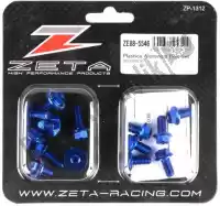 ZE885546, Zeta, Kit de parafuso do corpo de alumínio, azul    , Novo