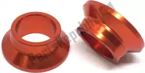 ZETA ZE933884 rear wheel spacers, orange - Bottom side