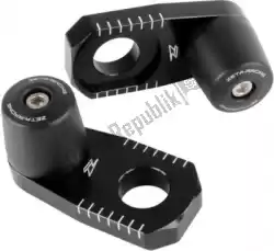 Here you can order the rear axle slider, black from Zeta, with part number ZE936550:
