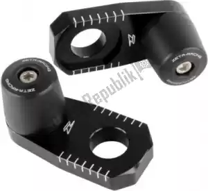 ZETA ZE936550 rear axle slider, black - Bottom side