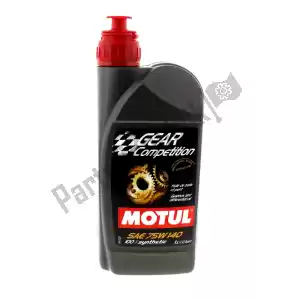 MOTUL 110059 motul 75w140 gear competition 1l  100% synthetic, 1 liter - Onderkant