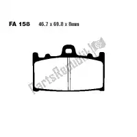 FA158, EBC, Klocki hamulcowe    , Nowy