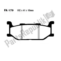 FA179, EBC, Brake pads    , New