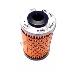 Here you can order the oil filter from Mahle, with part number OX115: