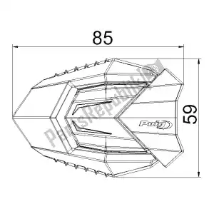 puig 4652N tampons de protection r12 - Face supérieure