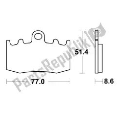 Here you can order the brake pad from TRW, with part number MCB748SV: