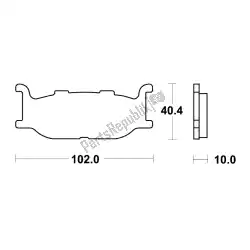 remblok van Unknown, met onderdeel nummer MCB640SV, bestel je hier online: