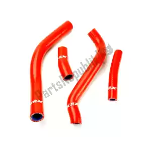 ML Motorcycle Parts 7760113 cooling water hose set red - Bottom side