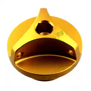 JMP 7759142 oil filler cap m20x1.50 gold alu, jmp bolt - Bottom side