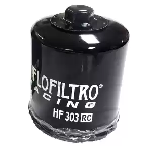 Hiflofiltro HF303RC oliefilter - Bovenkant