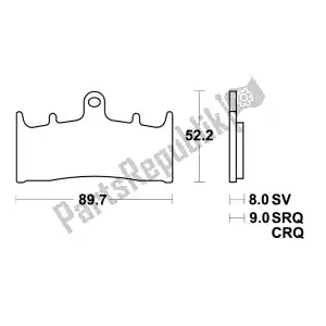 Unknown MCB659CRQ pedal de freio - Lado inferior