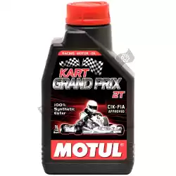 Here you can order the motul kart grand prix 2t 2-stroke oil 1l 100% synthetic, 1 liter from Motul, with part number 110701: