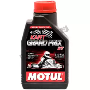 MOTUL 110701 motul kart grand prix 2t huile 2 temps 1l 100% synthèse, 1 litre - La partie au fond