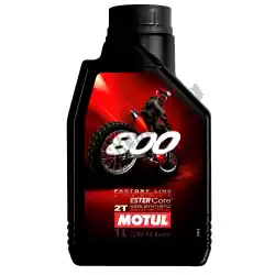 motul 800 2t factory line offroad 2-takt olie 1l  100% synthetic, 1 liter van Motul, met onderdeel nummer 110083, bestel je hier online: